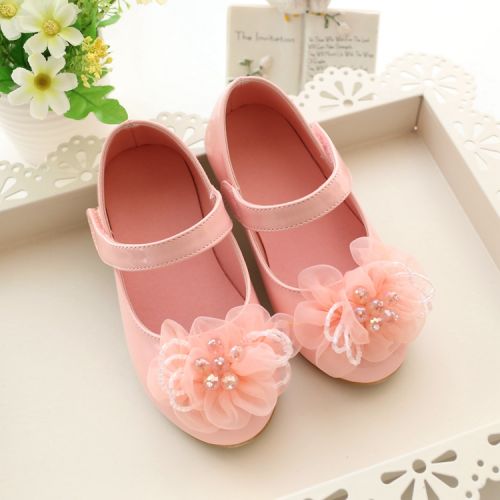 Chaussures enfants en PU ronde pour printemps - Ref 1010539