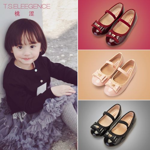 Chaussures enfants en PU TSELEEGENCE ronde métal pour printemps - semelle caoutchouc Ref 1010582