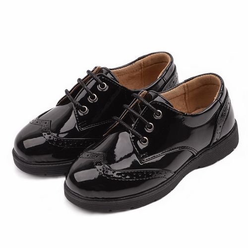 Chaussures enfants en similicuir ronde pour Toute saison - semelle caoutchouc naturel Ref 1010753