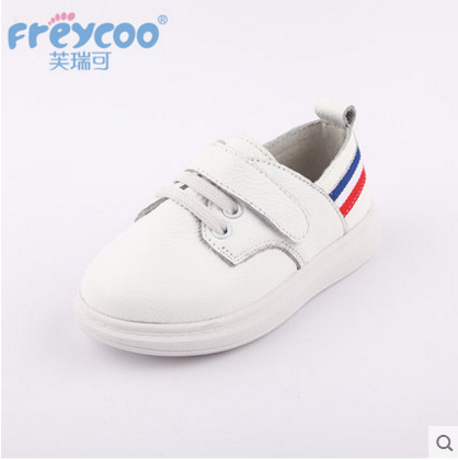Chaussures enfants en cuir FREYCOO ronde coutures pour printemps - semelle caoutchouc Ref 1010833
