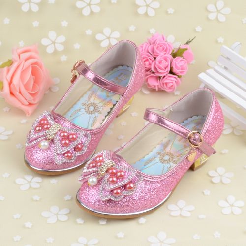 Chaussures enfants ronde avec perles pour printemps - Ref 1010840