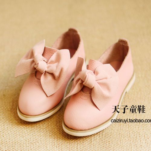 Chaussures enfants en cuir ronde pour printemps - semelle caoutchouc Ref 1010880