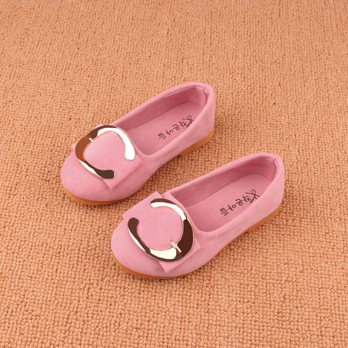 Chaussures enfants en ronde métal pour printemps - semelle caoutchouc antidérapant Ref 1011053
