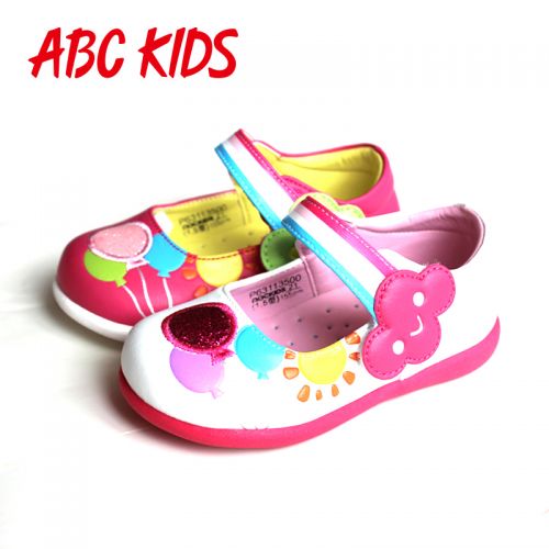 Chaussures enfants en cuir synthétique ABCKIDS ronde pour printemps - semelle fond composite Ref 1011281