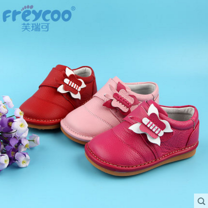 Chaussures enfants en cuir FREYCOO ronde pour printemps - Ref 1011374