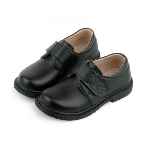 Chaussures enfants en cuir ronde coutures pour Toute saison - semelle caoutchouc Ref 1011415