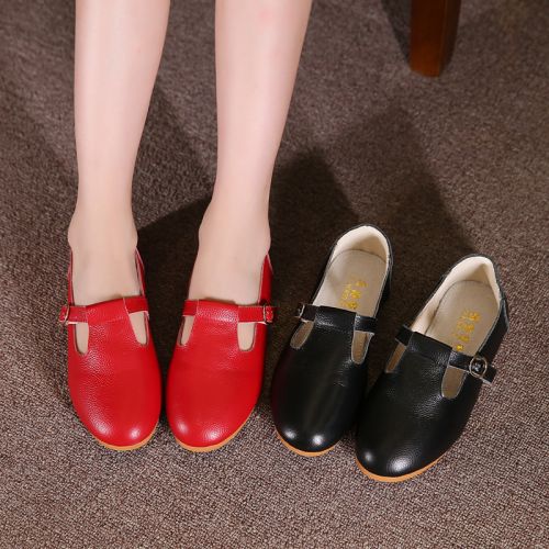 Chaussures enfants en cuir HUNDRED SI COOL ronde pour printemps - semelle caoutchouc Ref 1011502