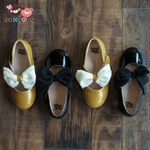 Chaussures enfants en PU JONBOBO ronde pour printemps - semelle caoutchouc Ref 1011549