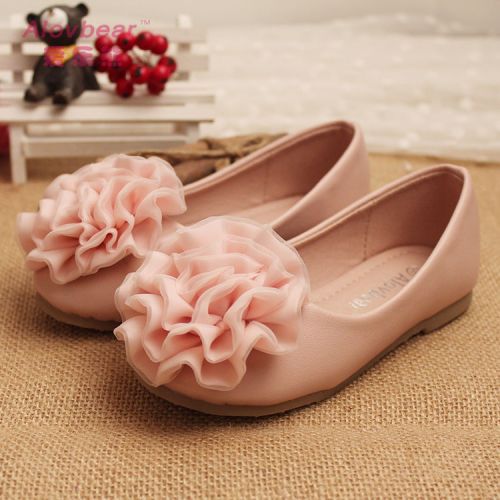 Chaussures enfants en Cuir spatial ALOVBEAR ronde brodé pour printemps - Ref 1011831