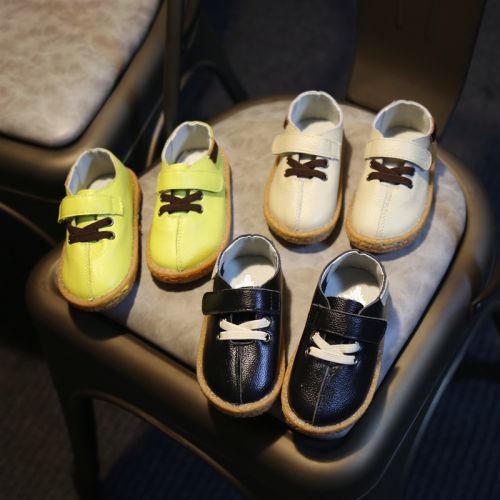 Chaussures enfants en cuir ronde pour printemps - Ref 1012048