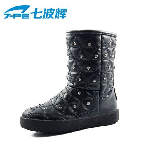 Chaussures enfants en cuir synthétique ronde pour hiver - Ref 1012134