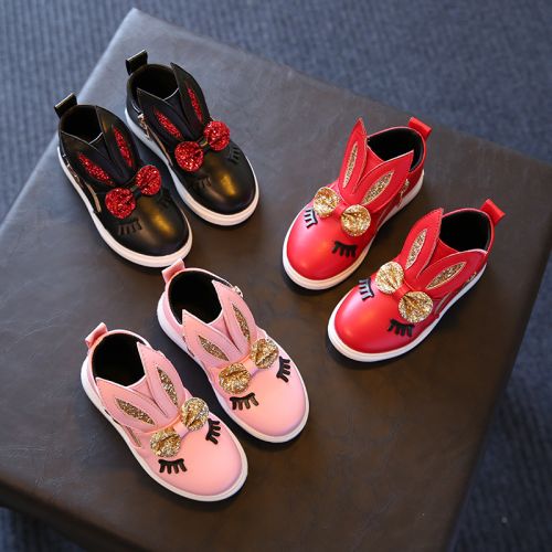 Chaussures enfants en cuir synthétique pour printemps - Ref 1012395