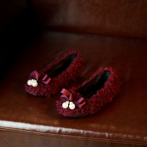 Chaussures enfants ronde pour printemps - semelle caoutchouc Ref 1012535