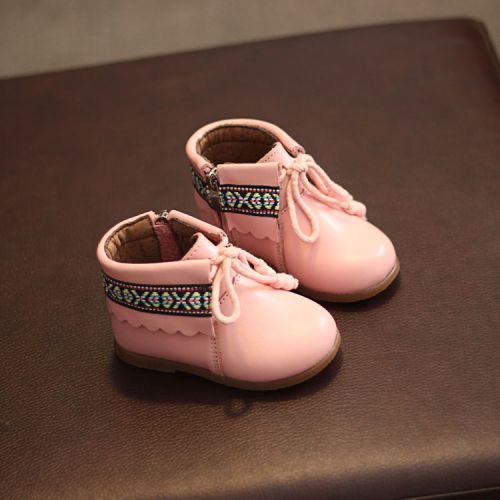 Chaussures enfants en cuir ronde pour printemps - Ref 1012976