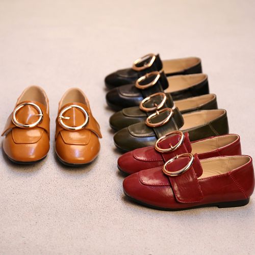 Chaussures enfants ronde métal pour Toute saison - semelle caoutchouc Ref 1012998