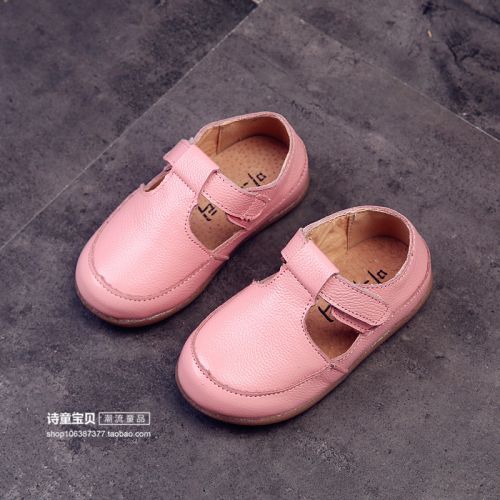 Chaussures enfants en cuir ronde pour printemps - Ref 1013017