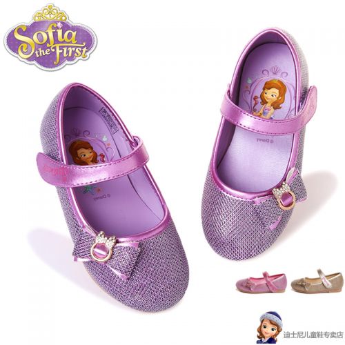 Chaussures enfants en cuir synthétique DISNEY ronde pour printemps - semelle caoutchouc antidérapant Ref 101