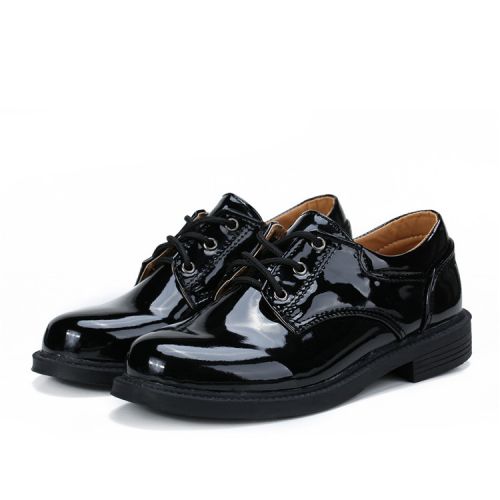 Chaussures enfants en similicuir tête carrée pour Toute saison - semelle caoutchouc Ref 1013245