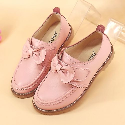 Chaussures enfants en cuir ronde pour printemps - Ref 1013286