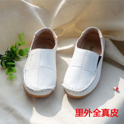 Chaussures enfants en cuir ronde pour printemps - Ref 1013439