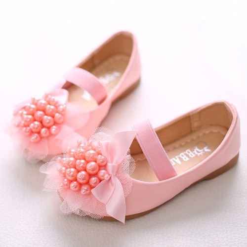 Chaussures enfants en PU BOBO ANGEL ronde brodé pour printemps - Ref 1013576