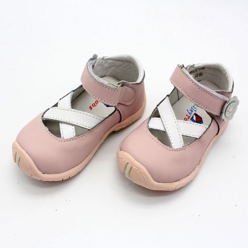  Chaussures enfants en cuir ronde pour printemps - semelle caoutchouc Ref 1013637