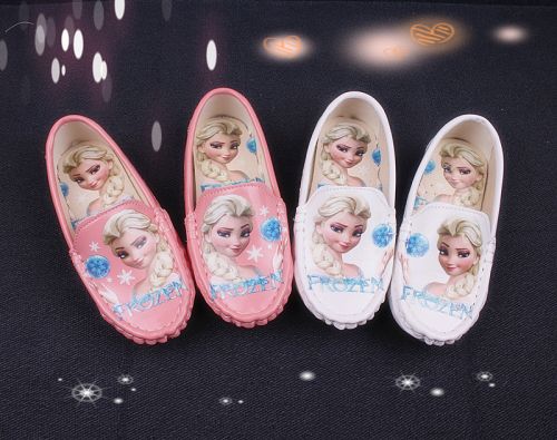 Chaussures enfants en PU ronde pour printemps - semelle caoutchouc antidérapant Ref 1013899