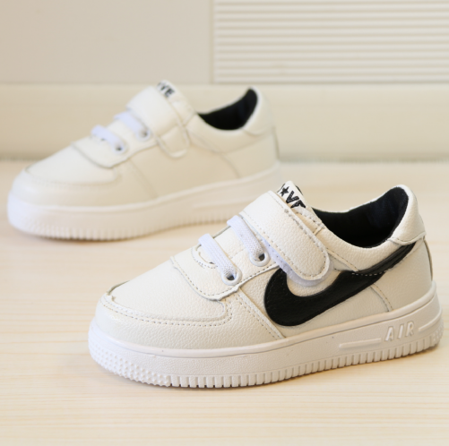 Chaussures enfants en PU ronde coutures cuir pour printemps - semelle caoutchouc naturel Ref 1013964