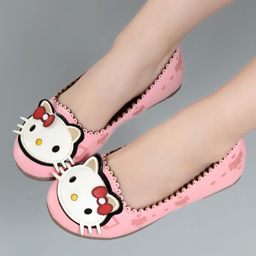 Chaussures enfants en PU PACFICGIRLS ronde pour printemps - semelle caoutchouc Ref 1014063