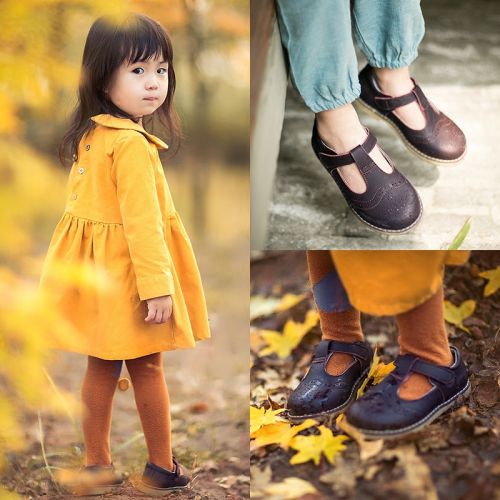 Chaussures enfants en cuir ronde pour printemps - Ref 1014476