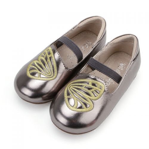 Chaussures enfants en PU MB&AMPMONKEY ronde brodé pour printemps - semelle caoutchouc Ref 1014478