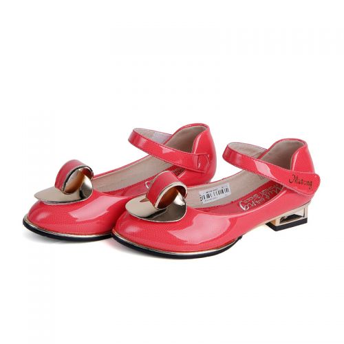 Chaussures enfants en PU ronde métal pour printemps - Ref 1014677
