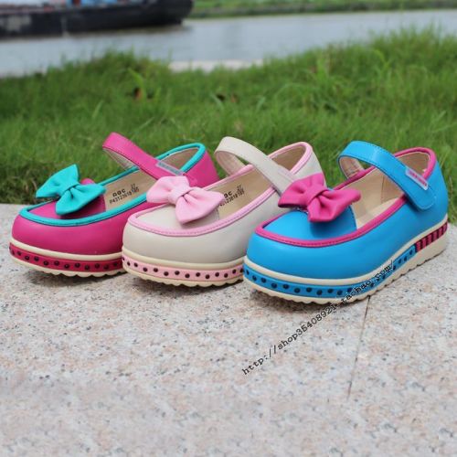 Chaussures enfants en PU ronde pour printemps - semelle fond composite Ref 1014967