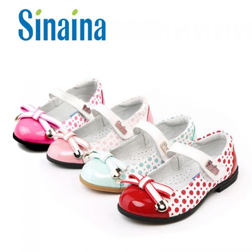 Chaussures enfants en cuir ronde pour printemps - semelle caoutchouc Ref 1015049