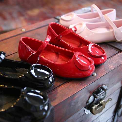 Chaussures enfants en PU ronde pour printemps - semelle caoutchouc antidérapant Ref 1015128