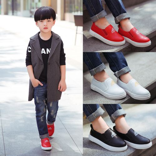 Chaussures enfants en cuir ronde pour Toute saison - semelle caoutchouc naturel Ref 1015197