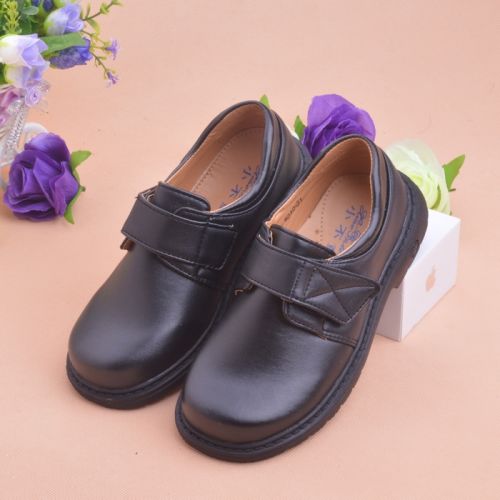 Chaussures enfants en Cuir spatial ronde coutures cuir pour Toute saison - semelle caoutchouc Ref 1015243