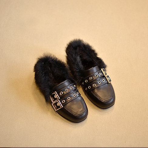 Chaussures enfants en PU pour hiver - semelle caoutchouc naturel Ref 1015296