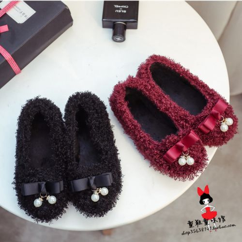 Chaussures enfants en cuir synthétique ronde pour printemps - semelle caoutchouc naturel Ref 1015309