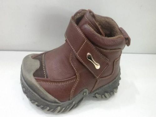 Chaussures enfants en cuir ronde rivet pour hiver - Ref 1015591