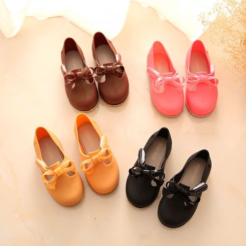 Chaussures enfants ronde pour printemps - semelle plastique Ref 1015682