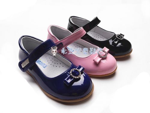 Chaussures enfants en similicuir ronde pour printemps - Ref 1015698