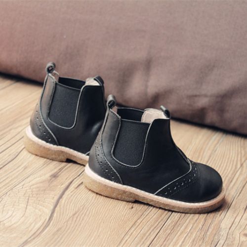 Chaussures enfants en cuir MBIO ronde pour printemps - Ref 1015746