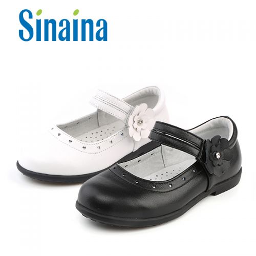 Chaussures enfants en cuir ronde pour printemps - semelle caoutchouc Ref 1015914