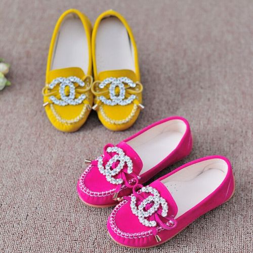 Chaussures enfants ronde métal pour printemps - semelle caoutchouc Ref 1016336