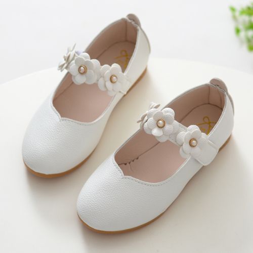 Chaussures enfants en PU ronde brodé pour Toute saison - semelle TPR Ref 1016476