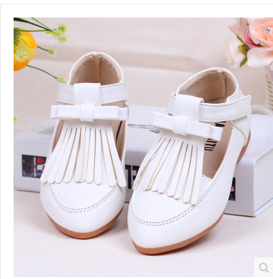 Chaussures enfants ANNIE BABY ronde houppe pour printemps - semelle caoutchouc Ref 1018784