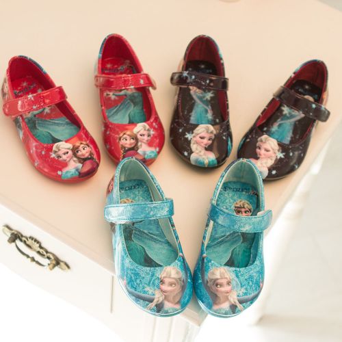 Chaussures enfants ronde coutures cuir pour printemps - semelle caoutchouc Ref 1018844