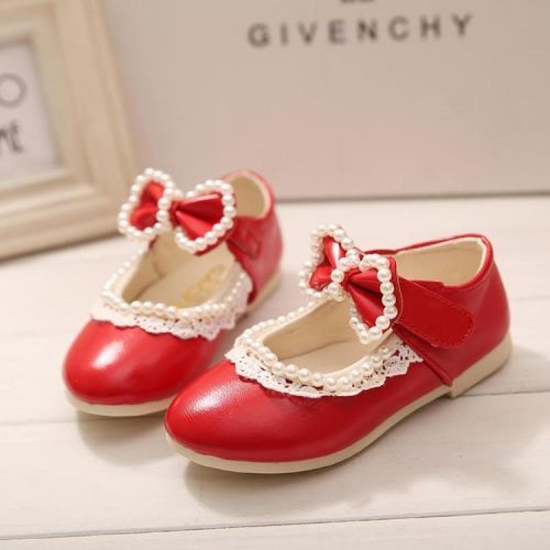 Chaussures enfants en PU ronde pour printemps - semelle caoutchouc Ref 1018851