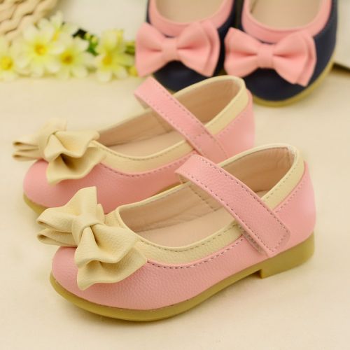 Chaussures enfants en PU pointu brodé pour printemps - semelle Ref 1019063